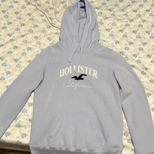 Light blue Hollister hoodie